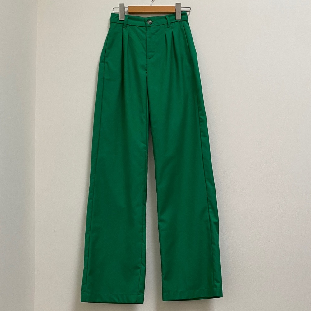 Bershka Green Women's Trousers, 00